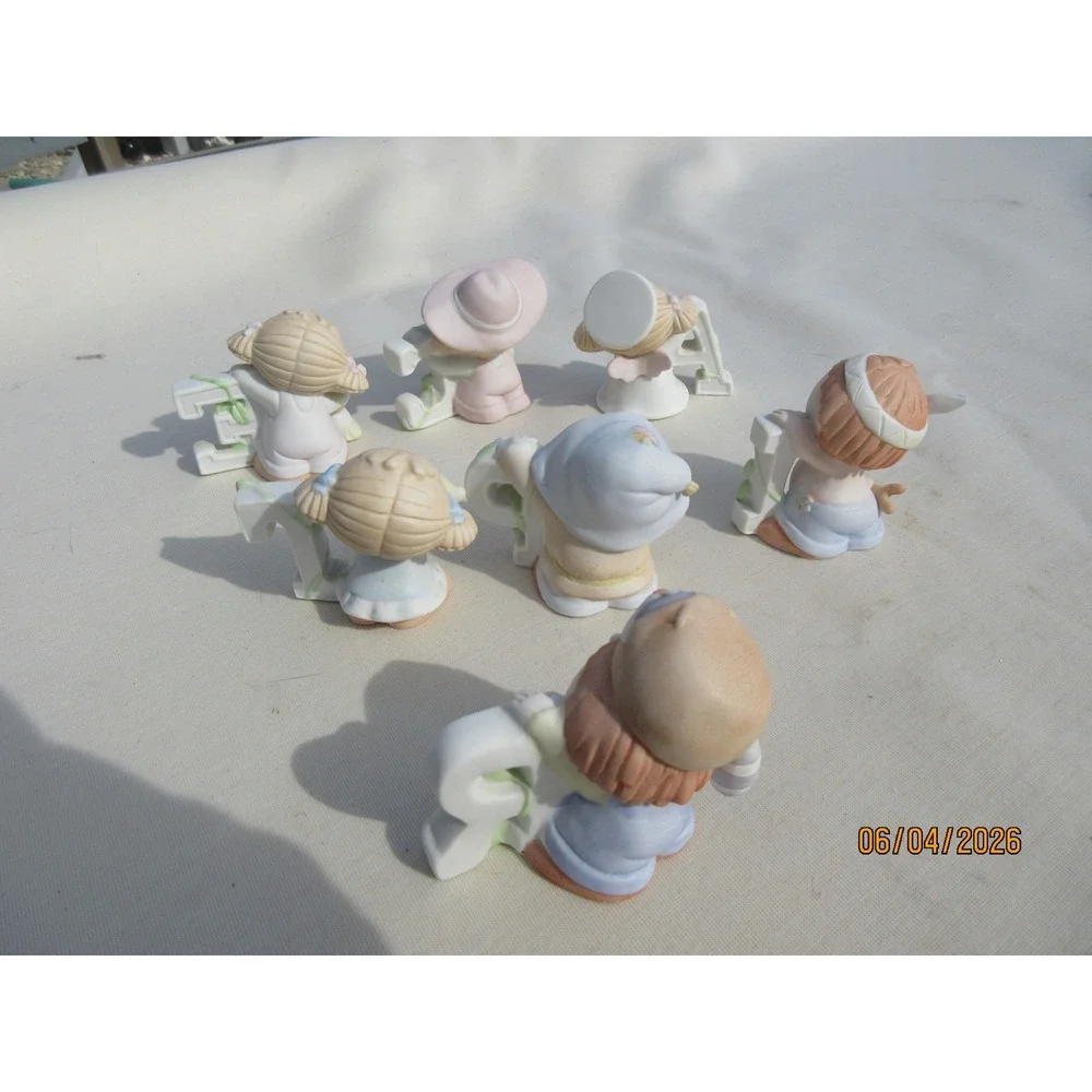 Bumpkins by Fabrizio for George Good Porcelain Figurine Set Letters ECATPIR 7pc